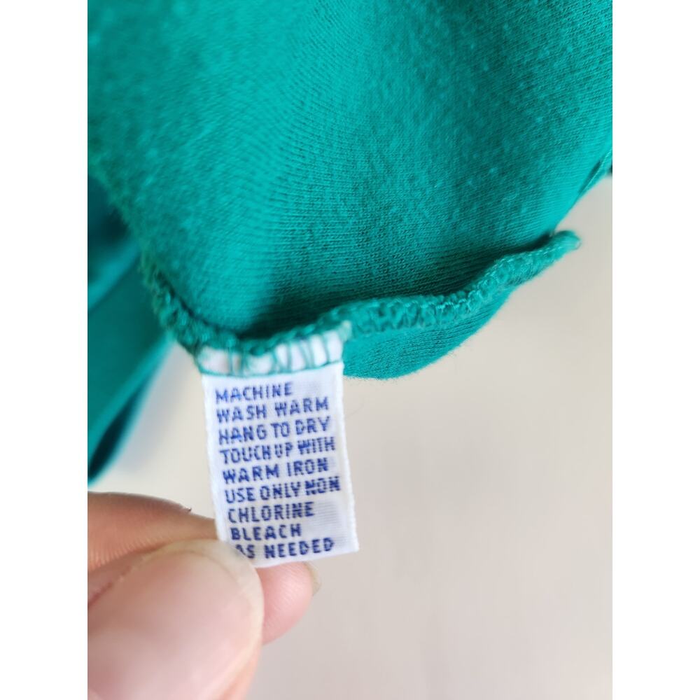 Vintage Polo Ralph Lauren Polo Shirt Short Sleeve Men Size Small Blue/Green - Picture 5 of 6